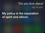 Siri on Jesus